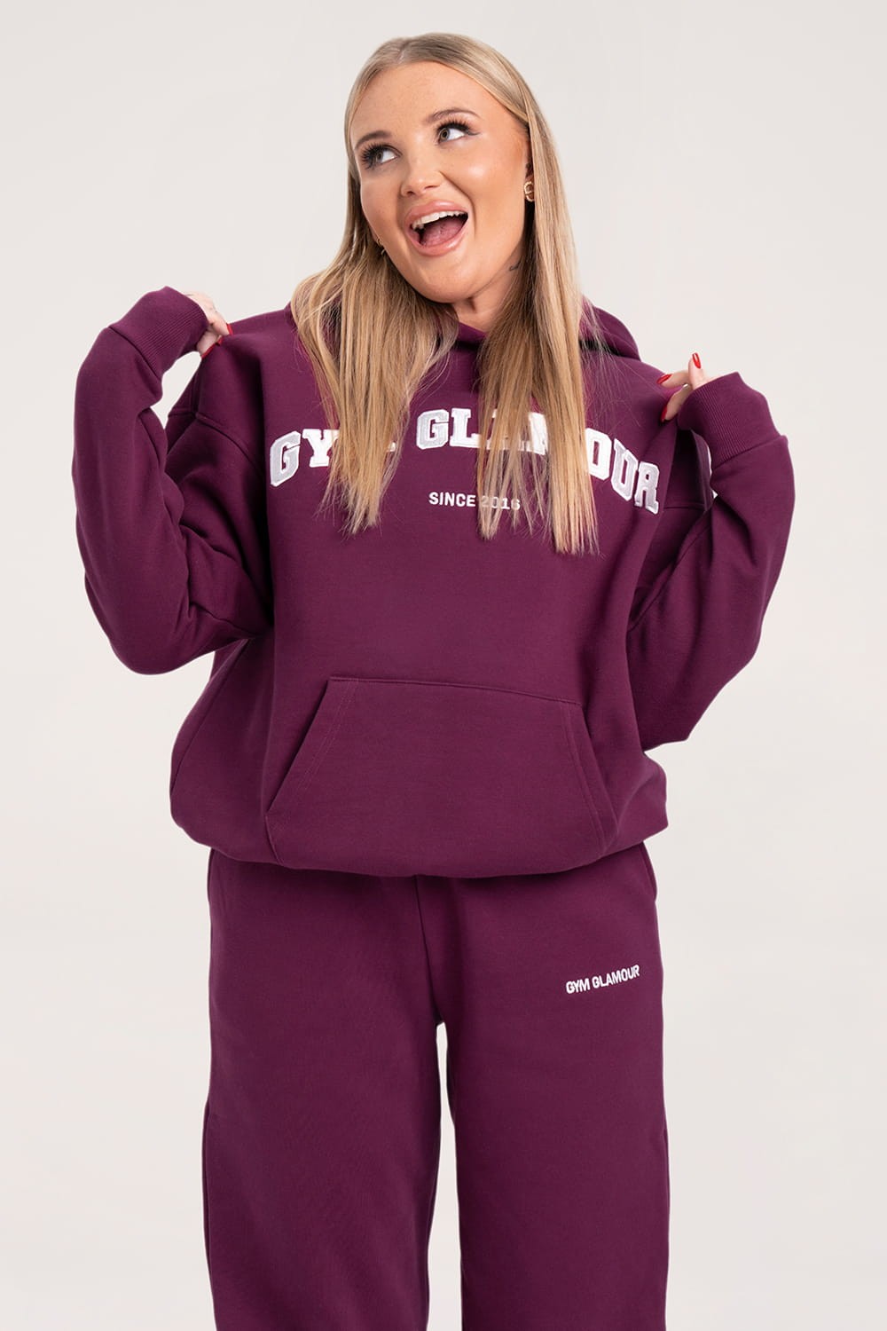 Bluza college amaranth