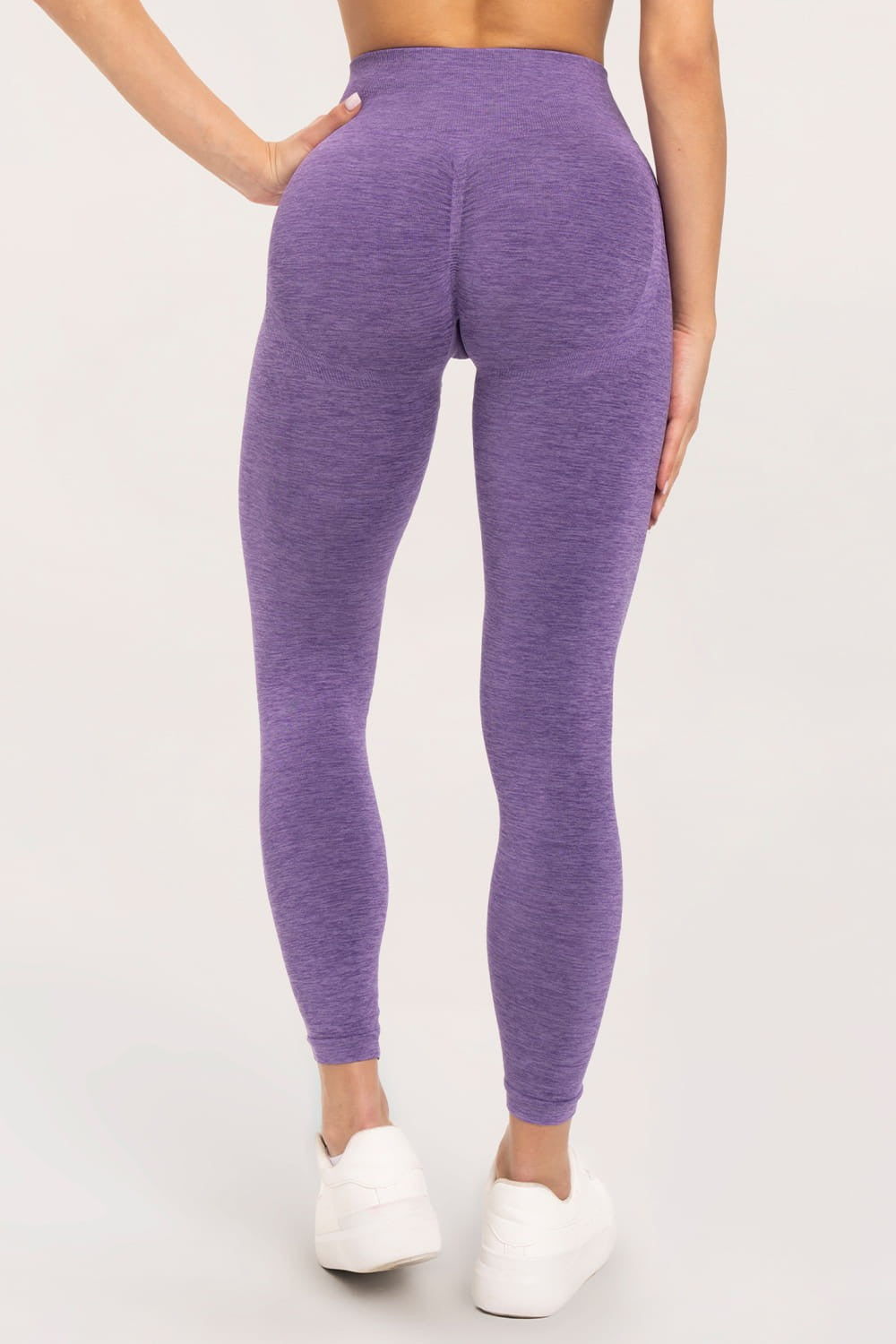 Leginsy seamless push up violet