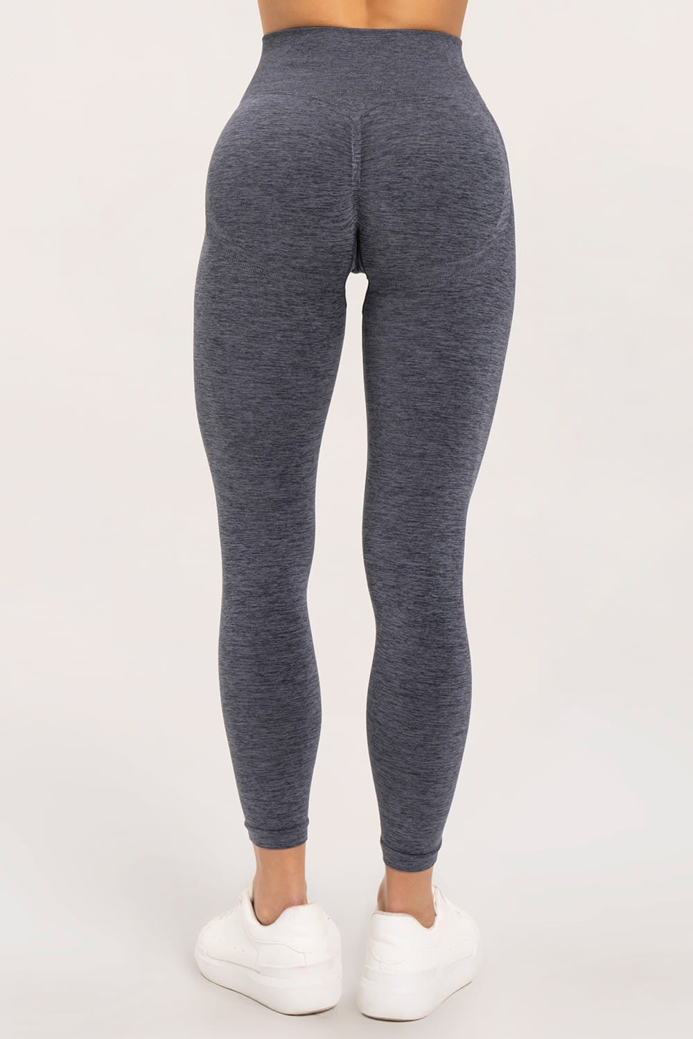 Leginsy seamless push up dark grey