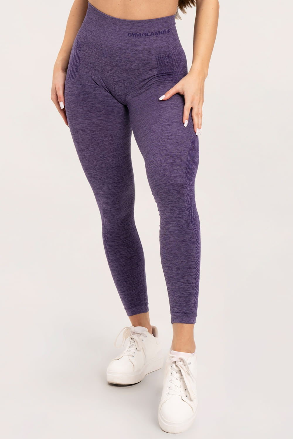 Leginsy seamless plum