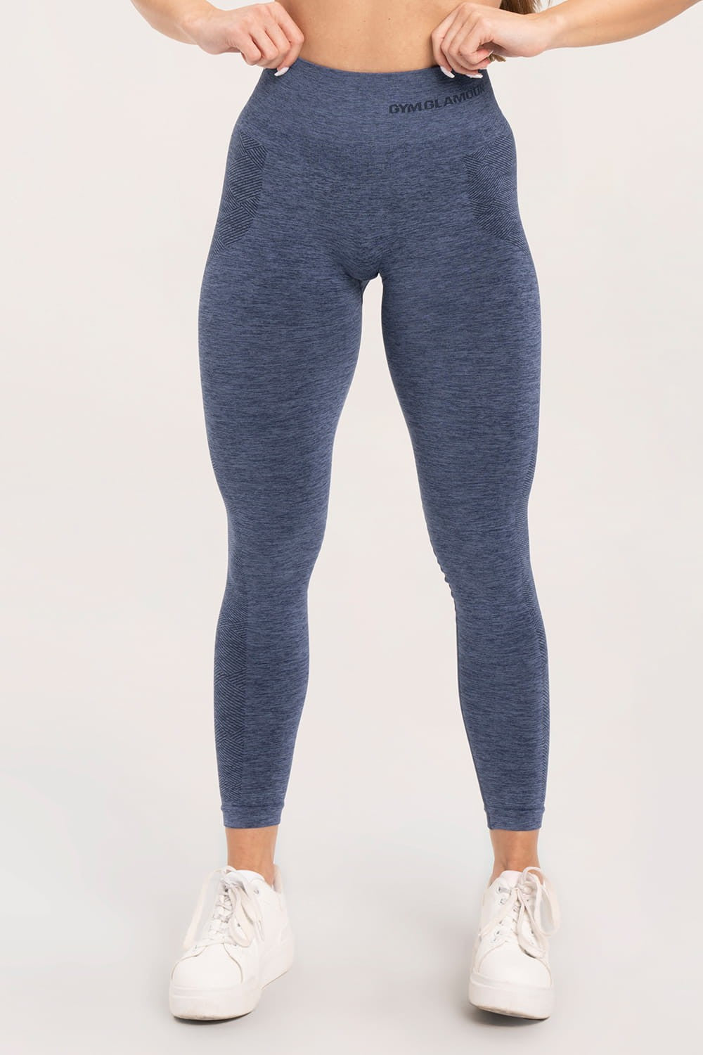 Leginsy seamless dark blue