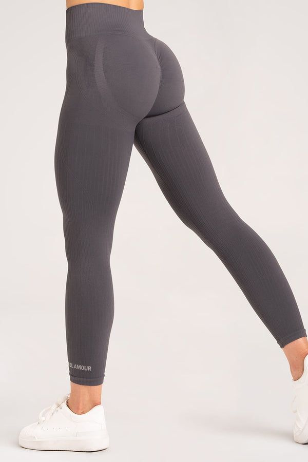 Legíny push up 2.0 dark silver