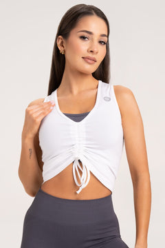 Stahovací top white