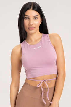 Zavazovací top pink