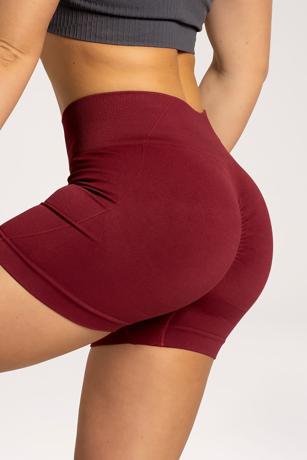 Spodenki basic burgundy