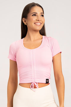 Stahovací tričko candy pink