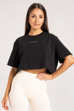 Tričko boxy black