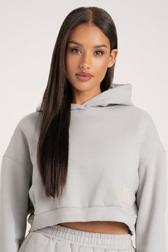 Mikina Crop Platinum