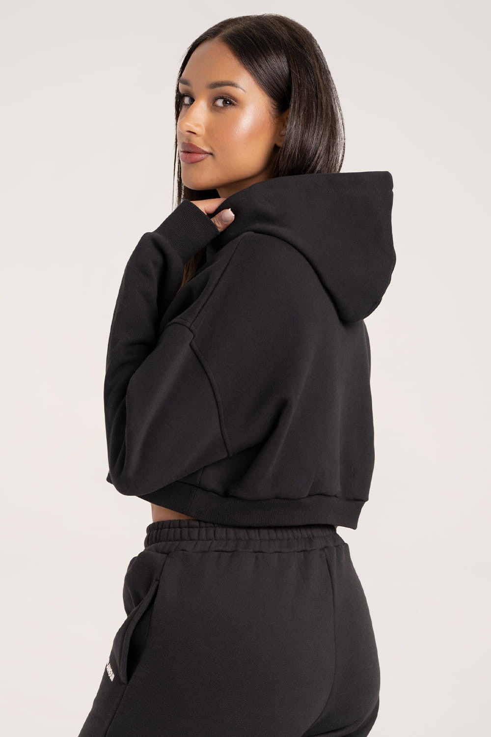 Bluza Crop black
