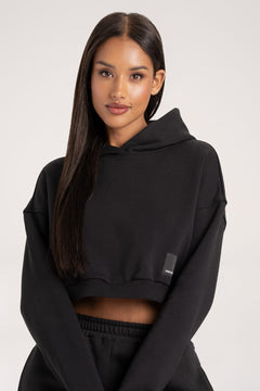 Mikina Crop black