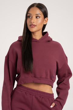 Mikina Crop Ruby