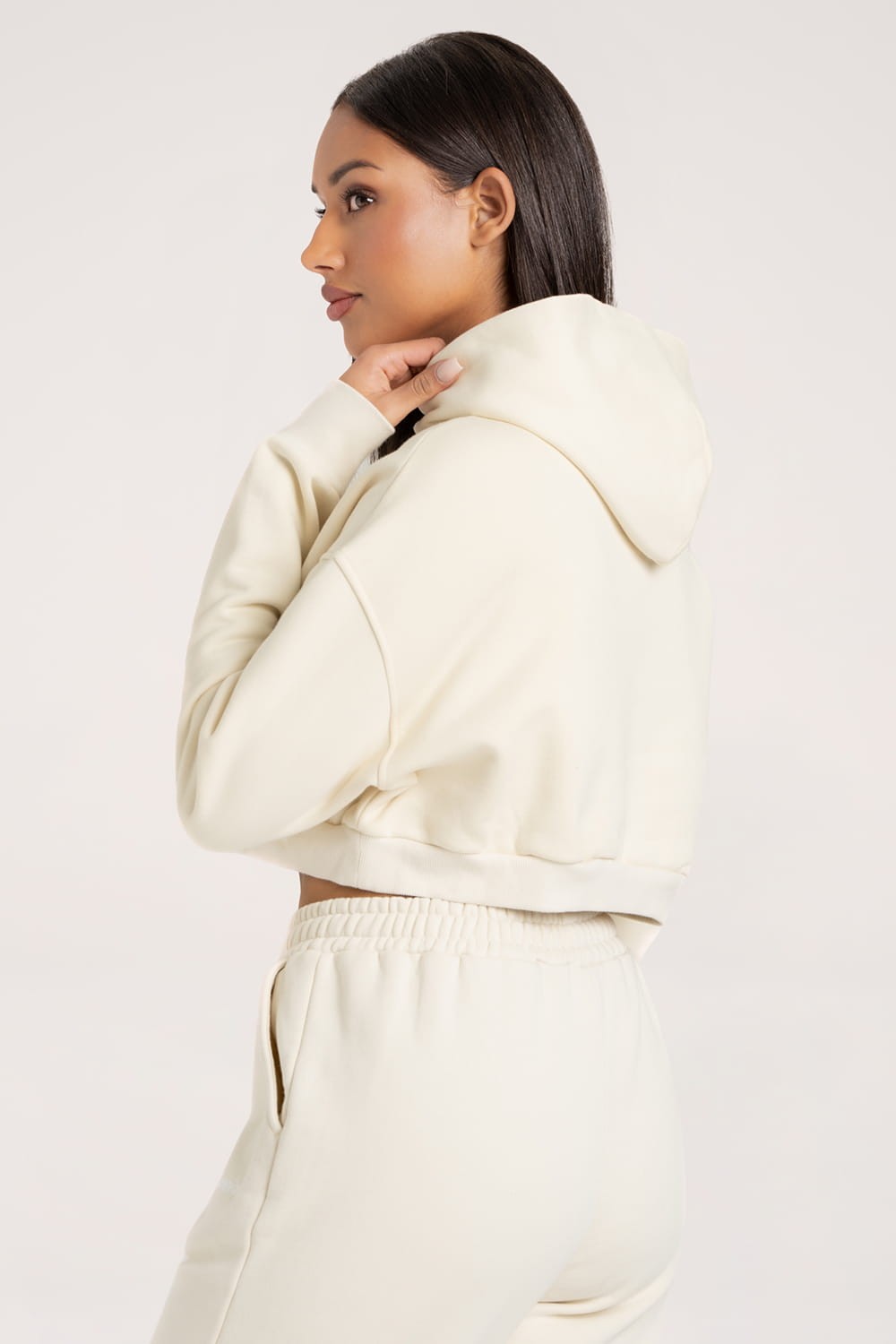 Bluza Crop Off White