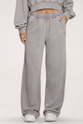 Tepláky s rovnou nohavicí Easy light grey