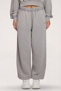Tepláky se stahovací gumou Easy light grey