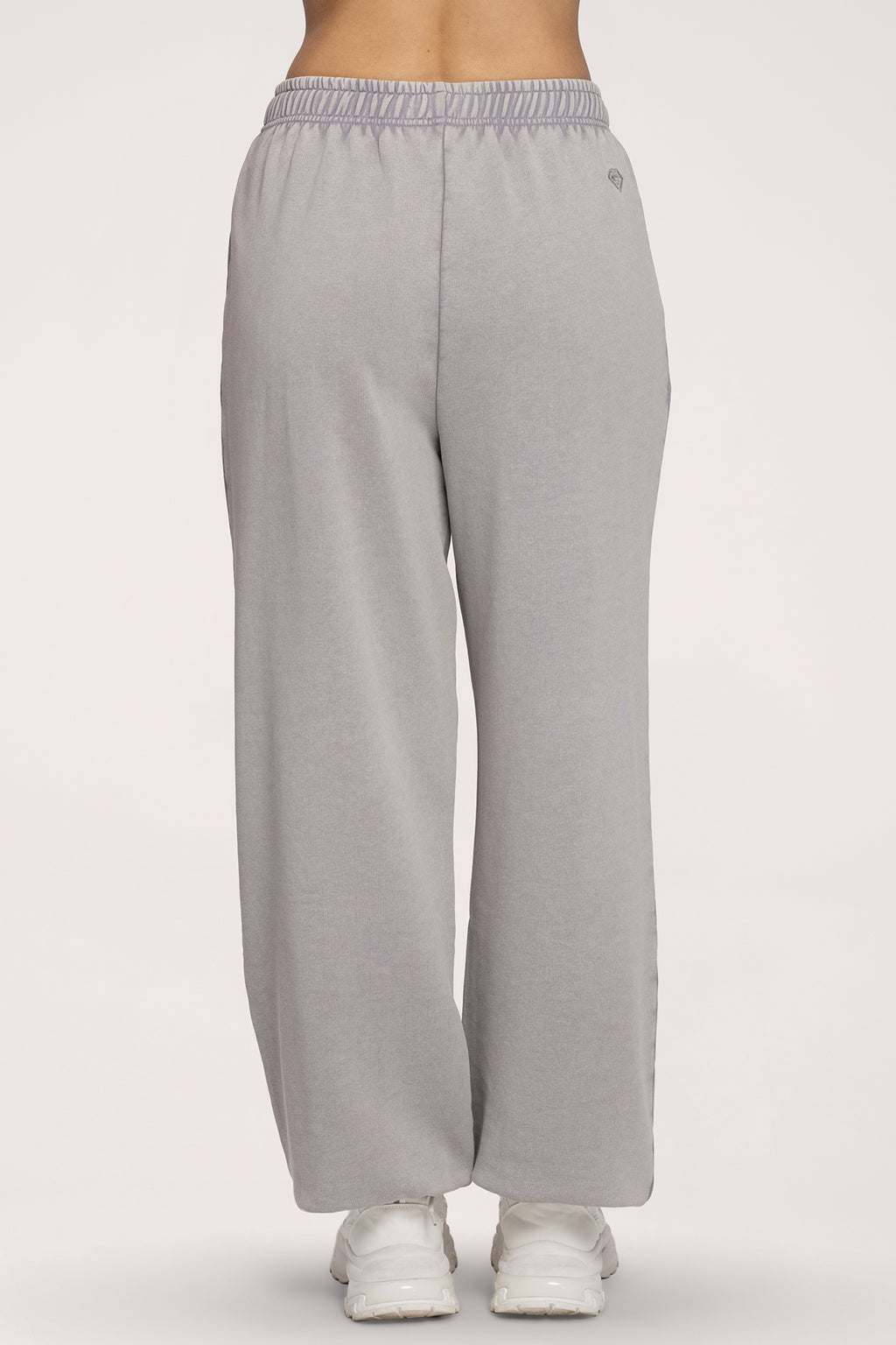 Tepláky se stahovací gumou Easy light grey