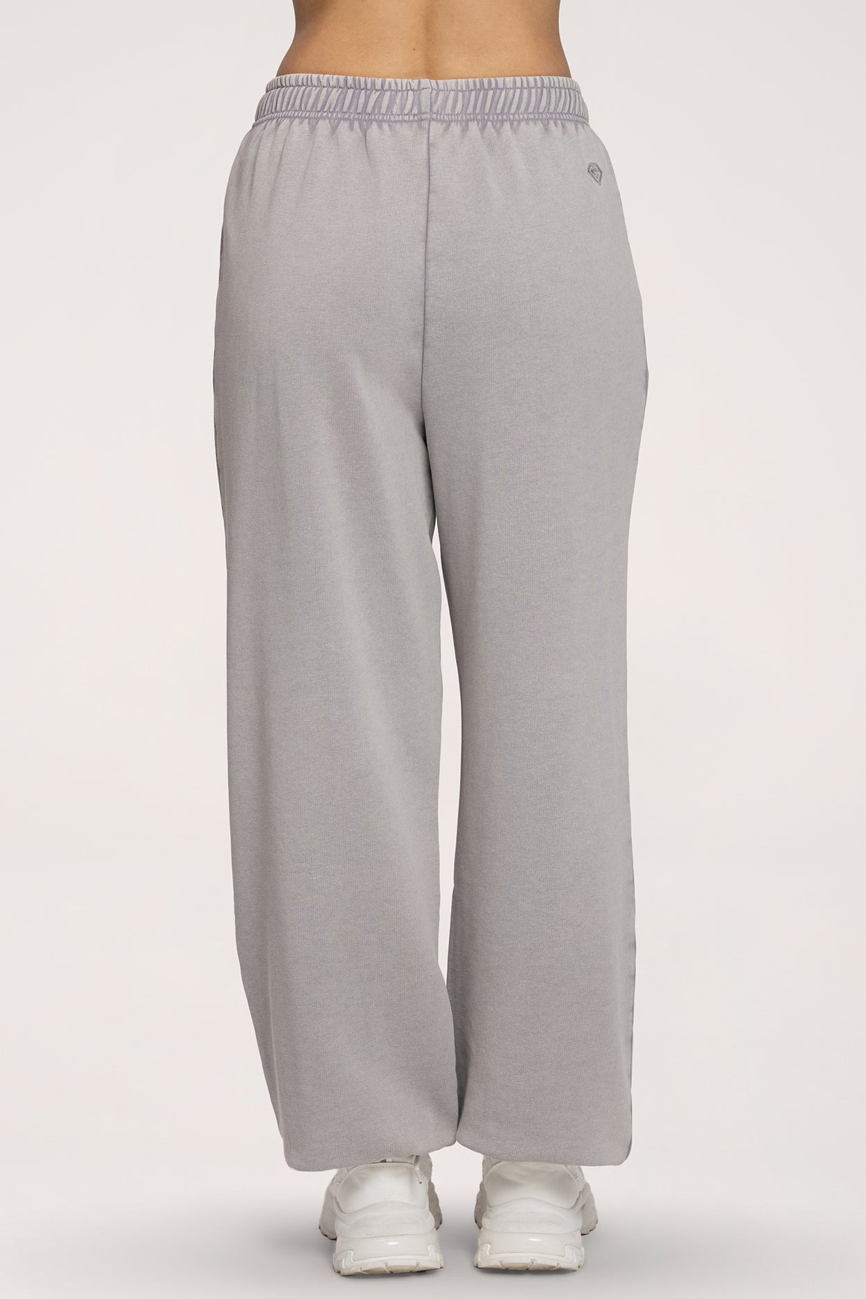 Tepláky se stahovací gumou Easy light grey