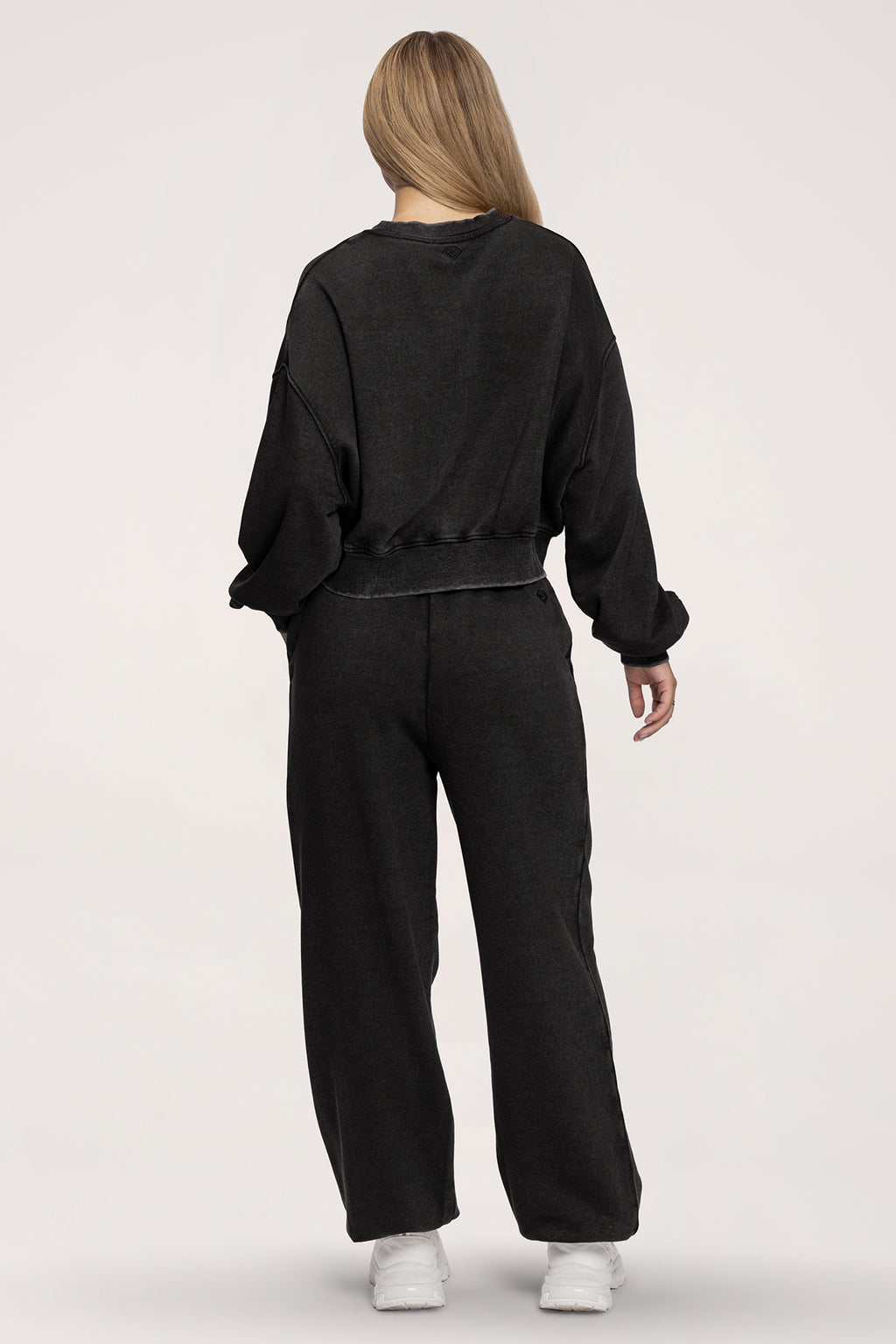 Tepláky se stahovací gumou Easy black