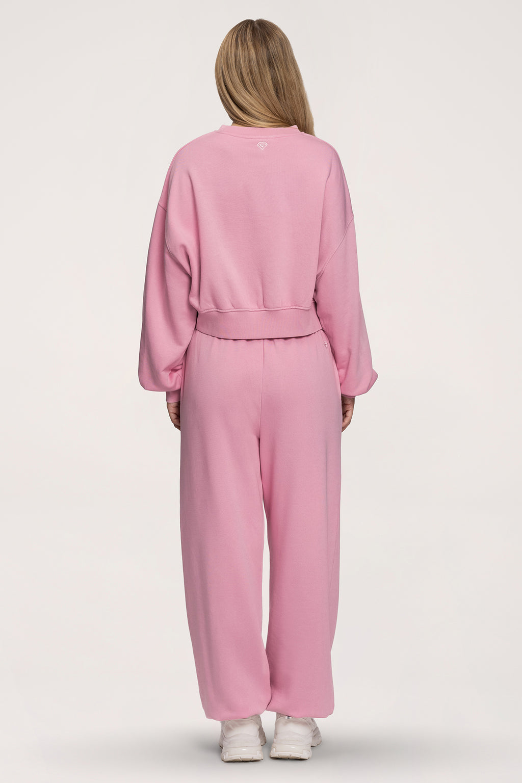 Tepláky se stahovací gumou Easy light pink