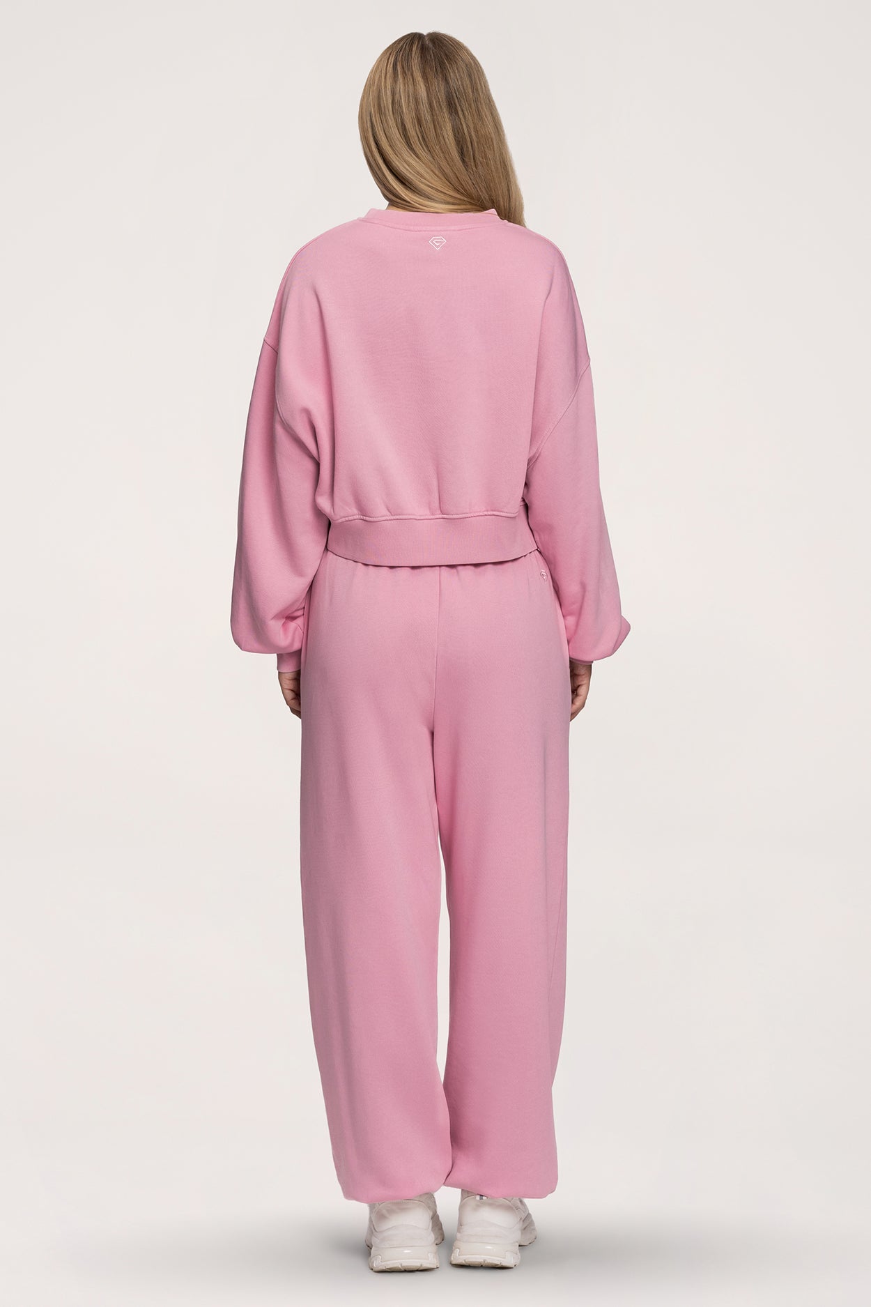 Tepláky se stahovací gumou Easy light pink