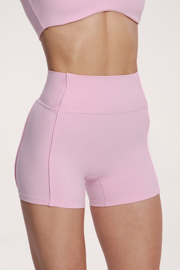 Šortky pilates era pink