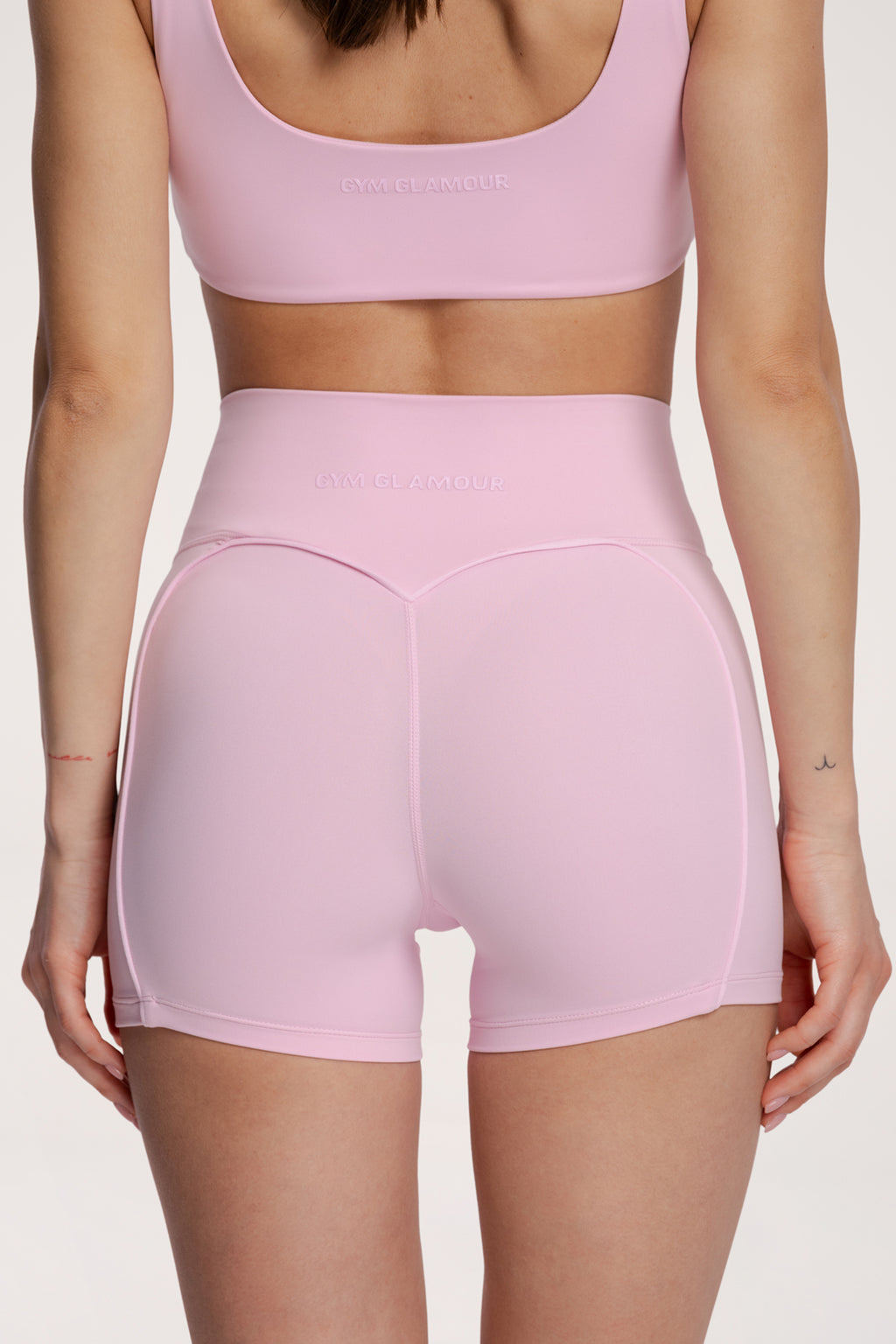 Šortky pilates era pink