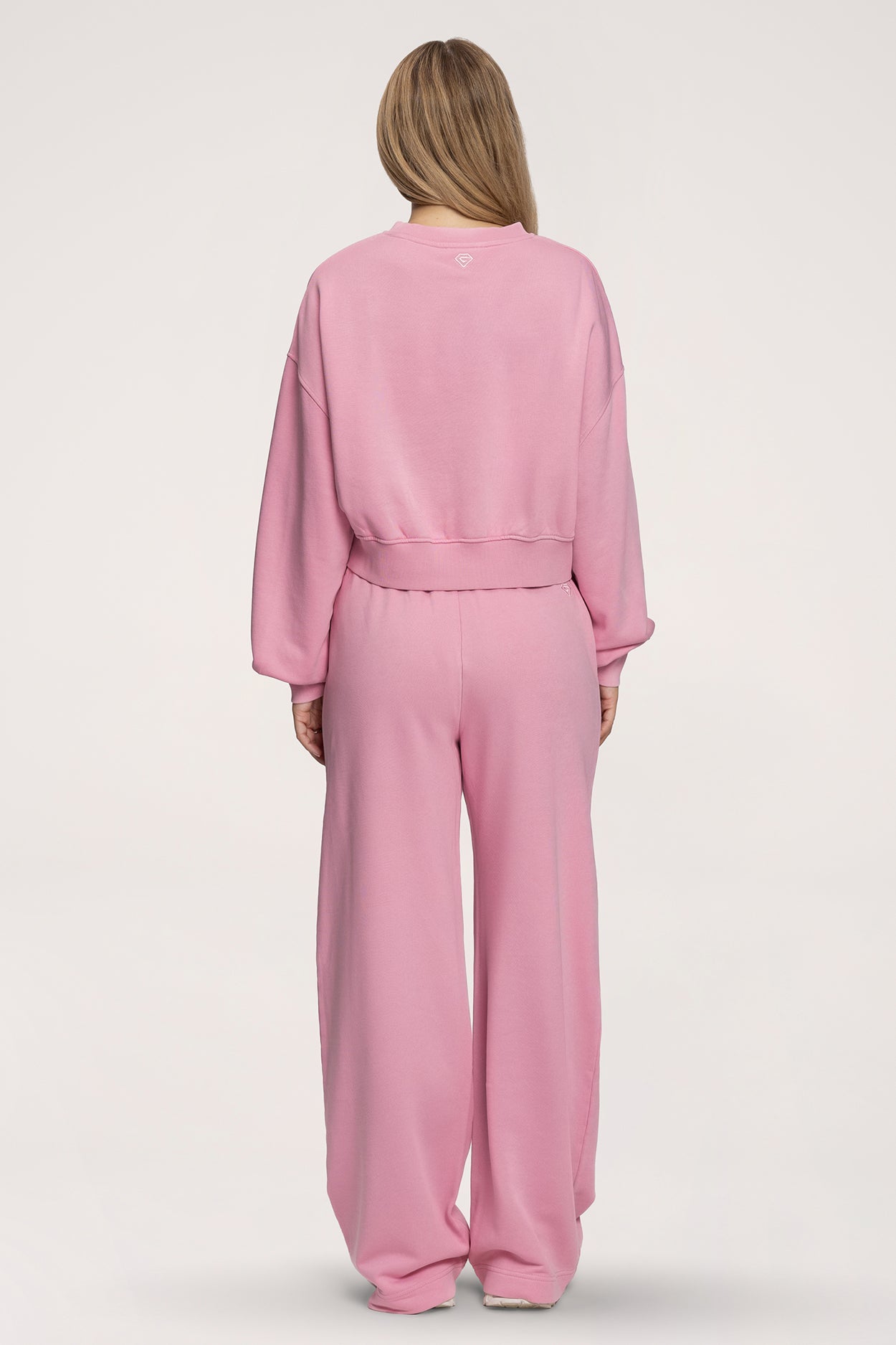 Tepláky s rovnou nohavicí Easy light pink