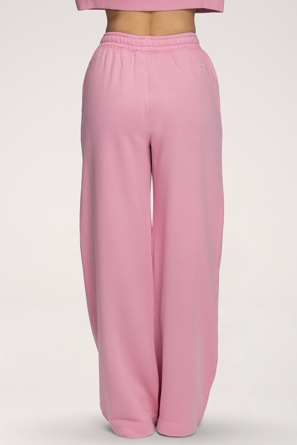 Tepláky s rovnou nohavicí Easy light pink