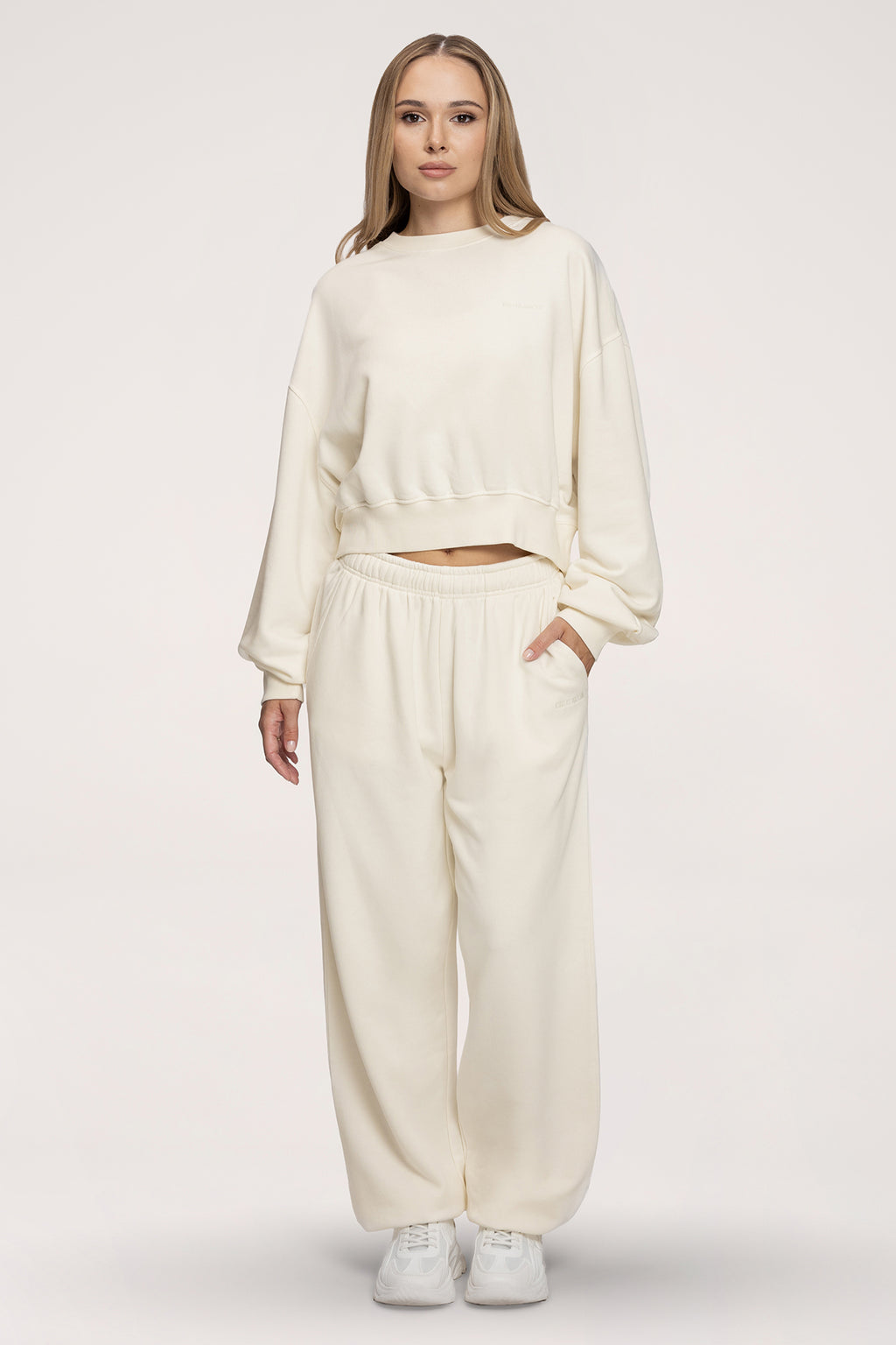 Mikina Easy off white