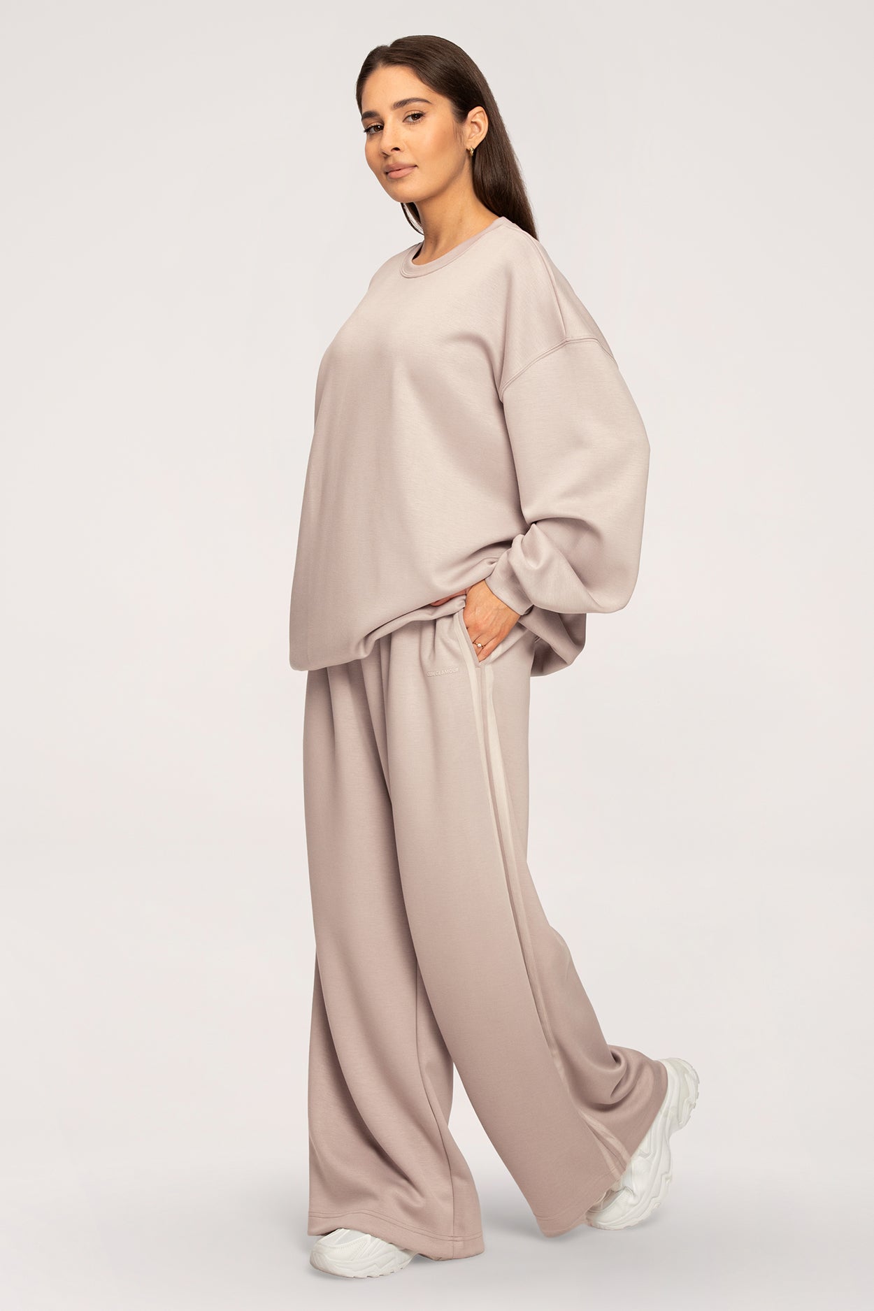 Tepláky Oversize UN1FORM beige