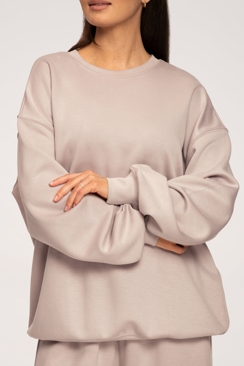 Mikina Oversize UN1FORM beige