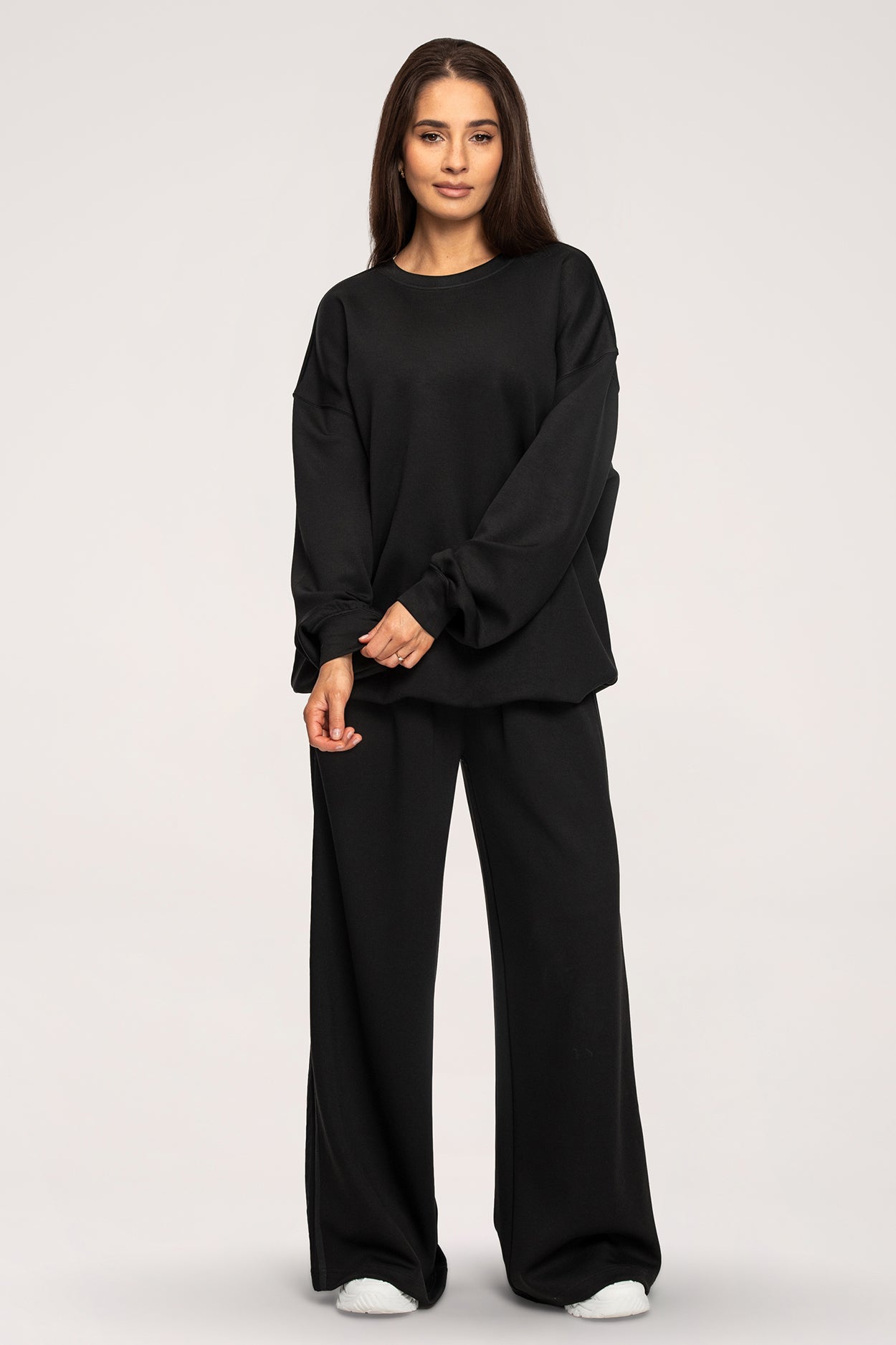 Tepláky Oversize UN1FORM black