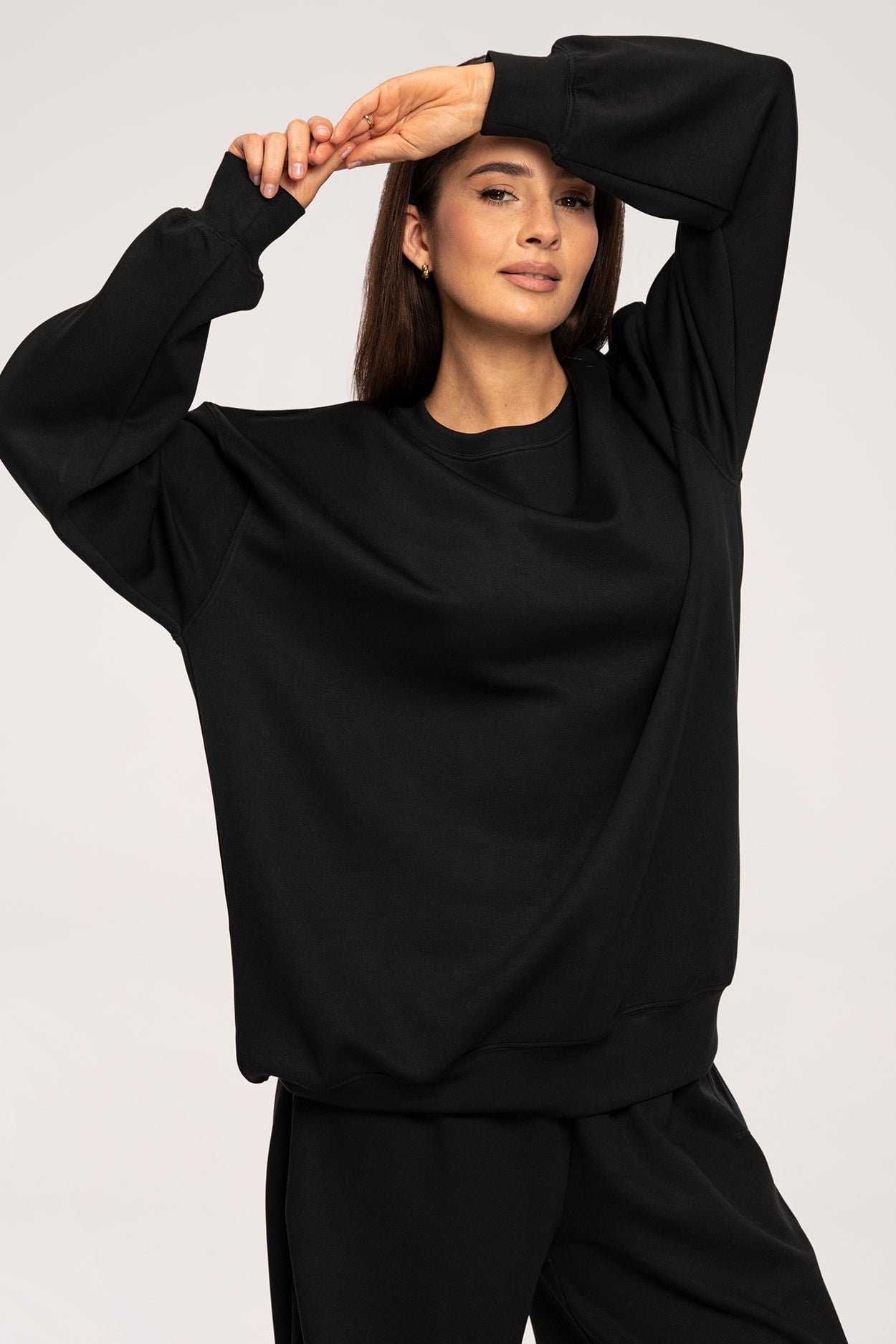 Mikina Oversize UN1FORM black