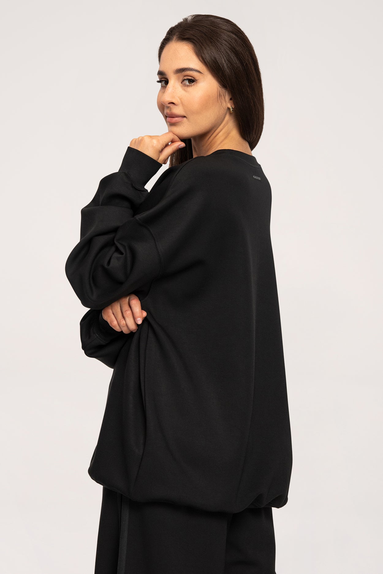 Mikina Oversize UN1FORM black