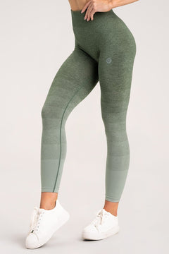 Legíny khaki ombre