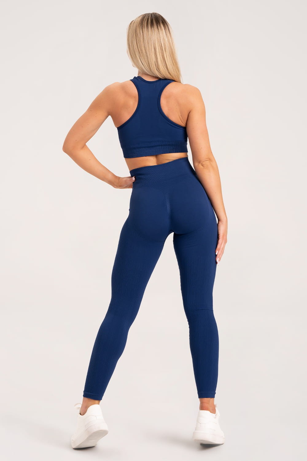 Leginsy push up classic blue