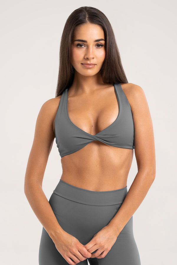 Podprsenka twist glow grey