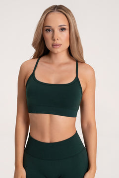 Podprsenka second skin bottle green
