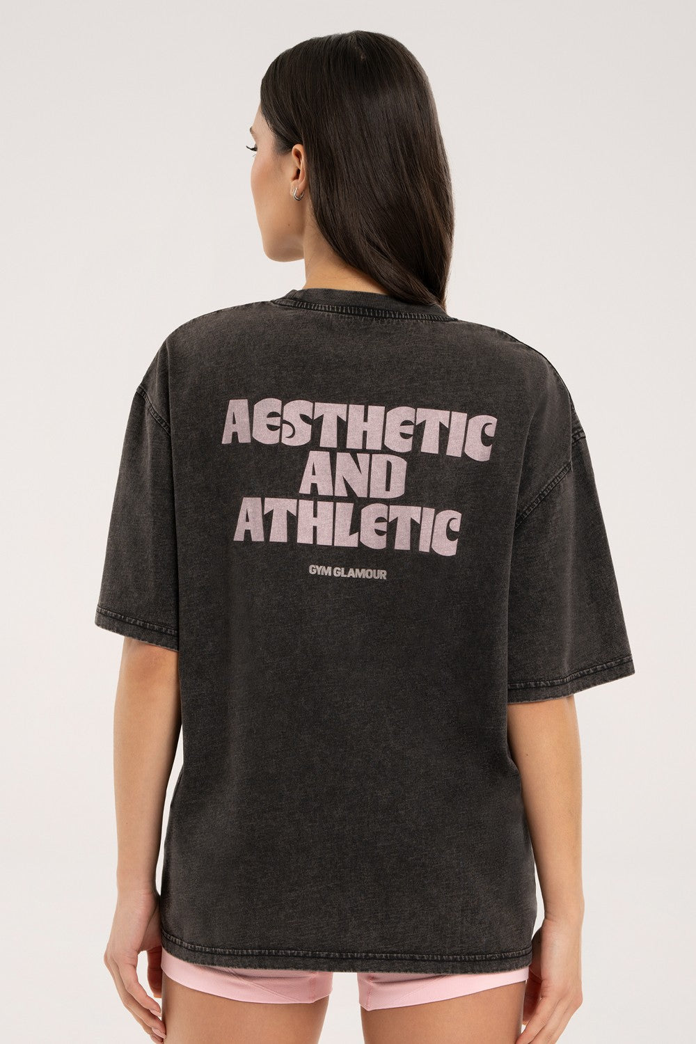 T-shirt oversize aesthetic and athletic