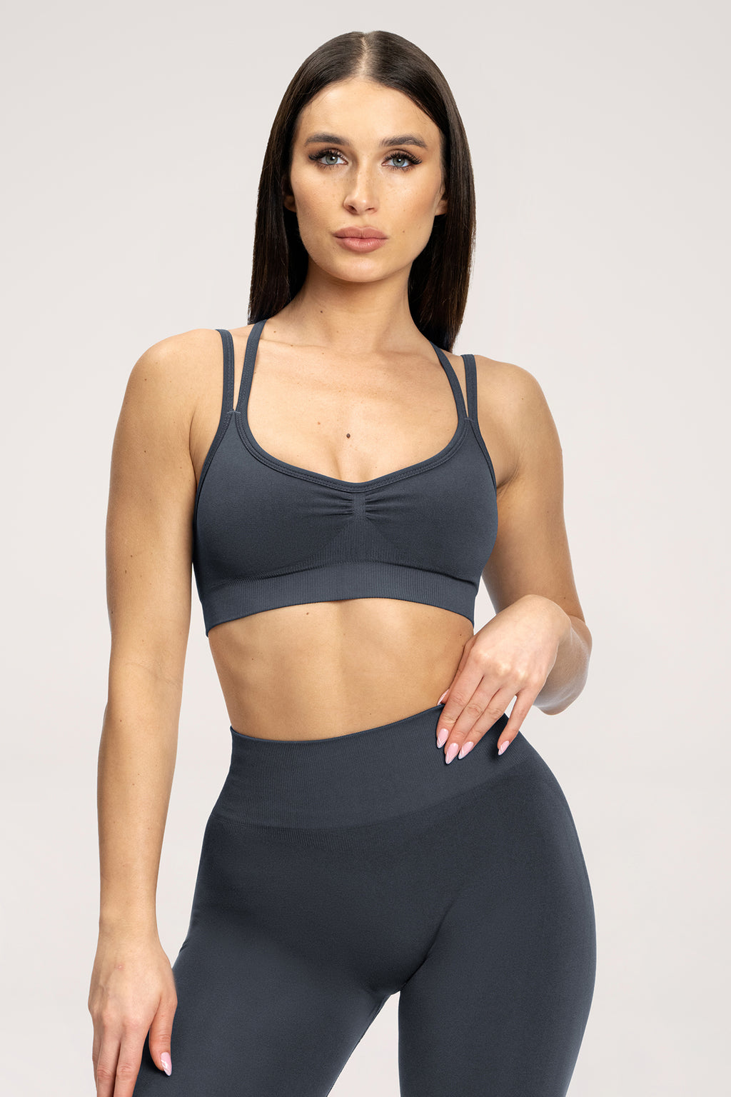 Podprsenka Fake BBL anthracite