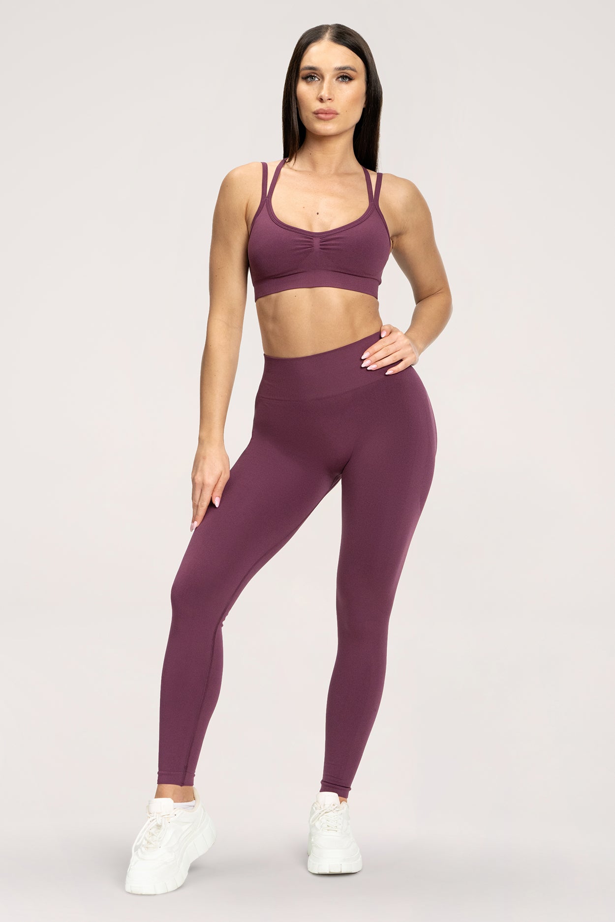 Legíny Fake BBL maroon