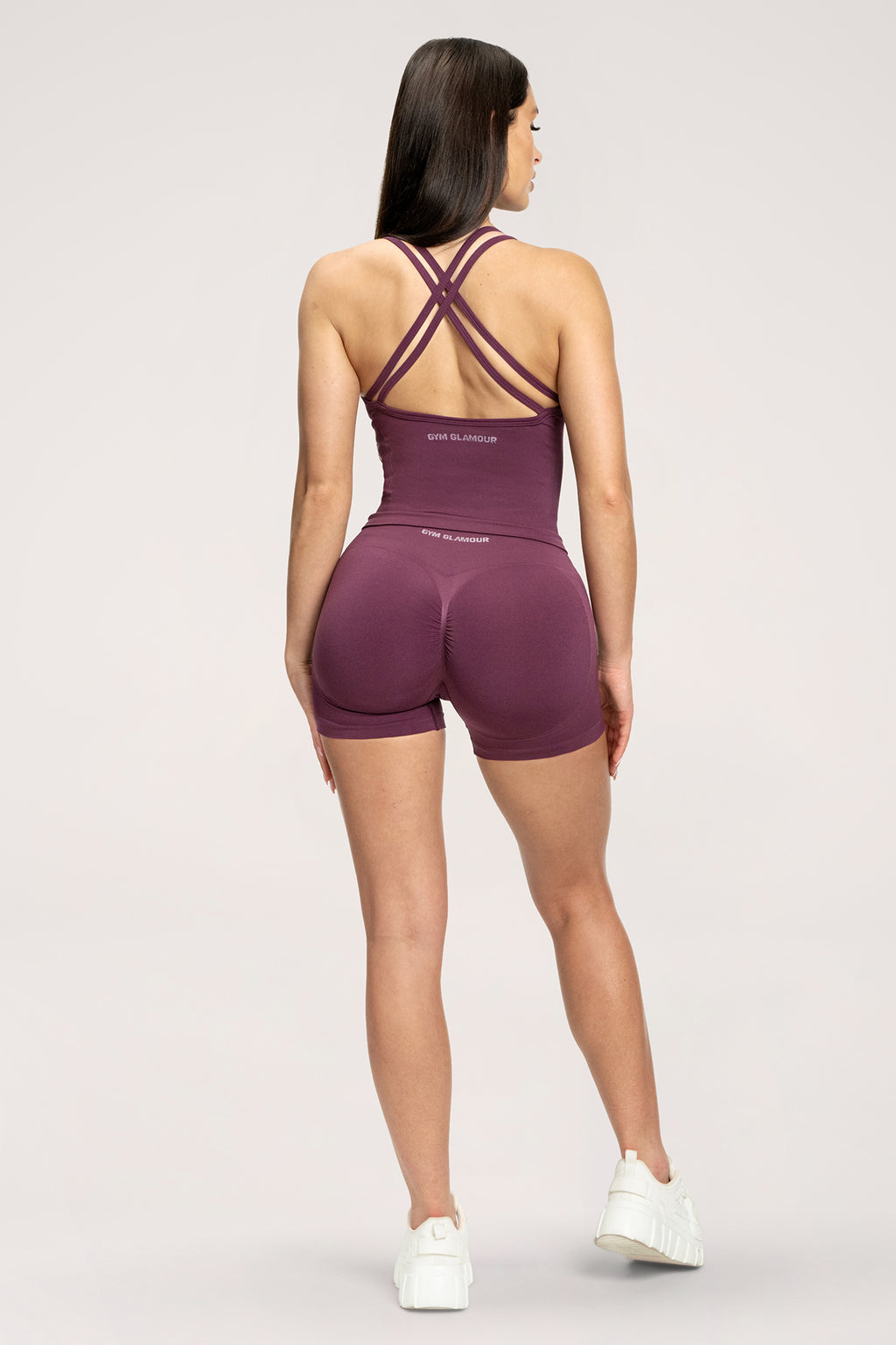 Šortky Fake BBL maroon