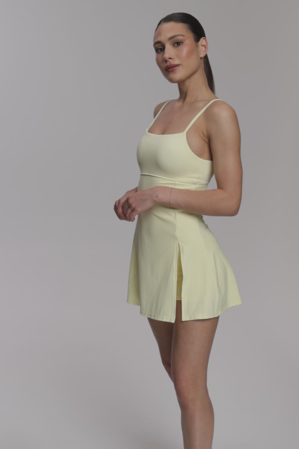 Šaty Court butter yellow