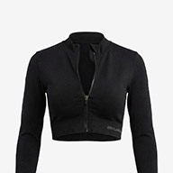 Mikina na zip seamless